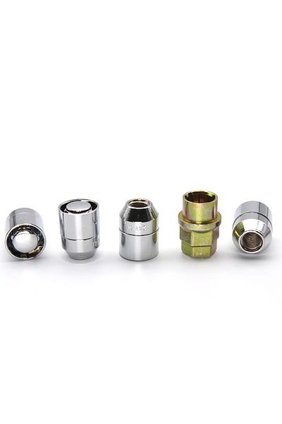 Choice M12x1.5 M12x1.5 Wheel Nuts Lock Anti Theft Steel Nuts For Toyota For Honda For Acura US 4+1 Tyre Chr