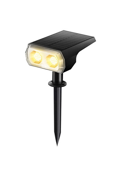 Choice قطعة واحدة - إضاءة خارجية تعمل بالطاقة الشمسية، 48 مصباح LED أبيض دافئ...