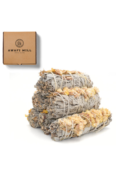 AWAFI MILL عصا دهنية برائحة المريمية البيضاء مع الخزامى البحري الأصفر - عبوة ...