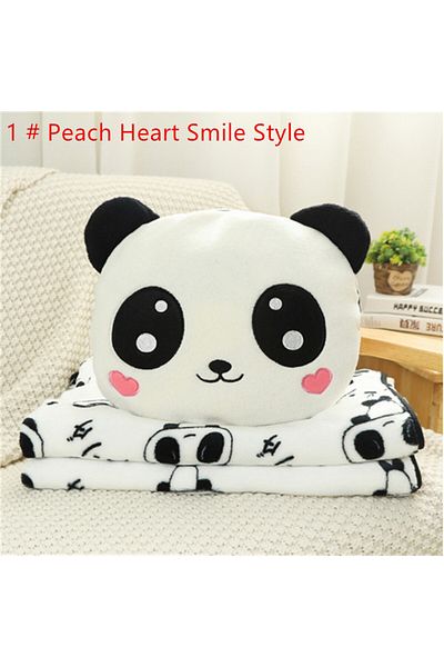 Choice 1 Panda Dundun Nap Pillow Blanket Lying Sleeping Pillow Car Student Two-in-one Table Cushion, Pillo.