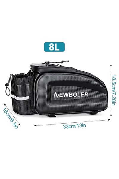 Choice Bag305-l Newboler Hard Shell Bicycle Trunk Bag Large Capacity Bike Shoulder Bag Waterproof Bike Rear