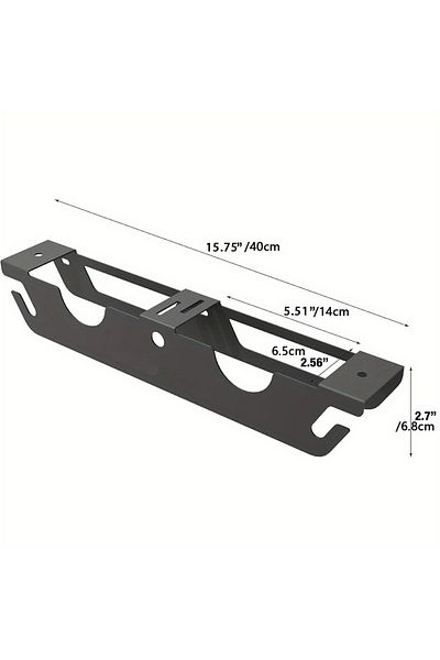 Choice Black Angle Grinder Holder 2 Bay Angle Grinder Rack/stand Storage Rack Cord Hanger Wall Mount Bracke