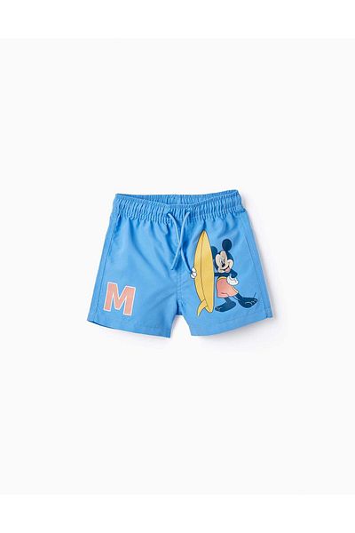 Ziddy Swim Shorts for Baby Boy 'Mickey Mouse', Blue