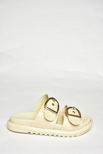 Fox Shoes U725792009 Бежеві жіночі капці