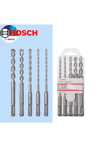 Bosch 2608579120 2608579120 Sds-plus Multi Functional Drill Bits 5pcs For Concrete/masonry Round Sha
