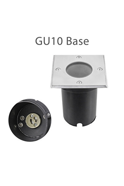 Choice مصباح LED مربع GU10 3000K مدمج في الأرض 12 فولت 85-265 فولت مصابيح مدف...