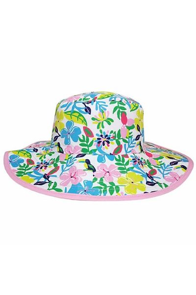 Banz Reversible Children's Hat, Sun Protection Upf50, Botanical, 2-5 Years