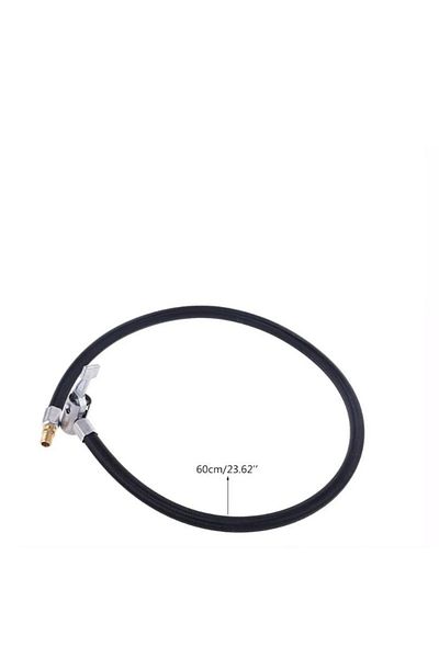 Choice 60cm STONEGO Car Tire Inflator Hose Inflatable Air Pump Extension Tube Adapter Twist Tyre Connection