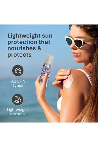 Hair Energy Under The Sun Sunscreen | Non-Greasy Formula | For Men&Women | For All Skin Types |30 ml