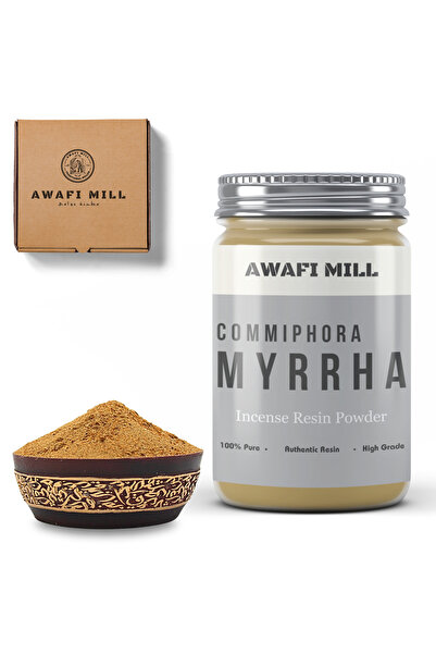AWAFI MILL مسحوق راتنج المر | كوميفورا - زجاجة ١٠٠ غرام / ٣٫٥ أونصة