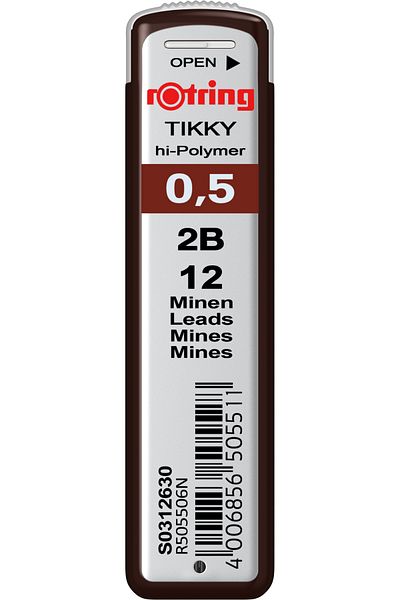 Rotring Graphite Leads 0.5 2B Rotring