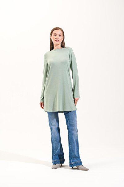 Plistre 2268_Women's Summer Cool&Comfort Long Sleeve 4 Season Hijab Tshirt Tunic