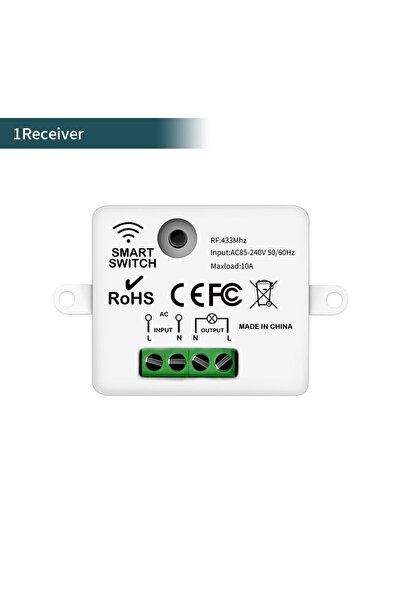 Choice1 مفتاح إضاءة لاسلكي 110 فولت/220 فولت، جهاز استقبال واحد، تحكم عن بعد ...