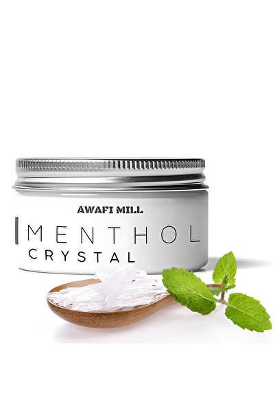AWAFI MILL كريستال المنثول | نعناع - زجاجة ٢٨ غرامًا / ١ أونصة