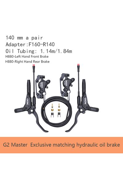 Choice G2 Master XOD XD-H800 / XD-H880 Hydraulic Disc Brakes for Electric Scooters & E-Bikes , – Compatibl