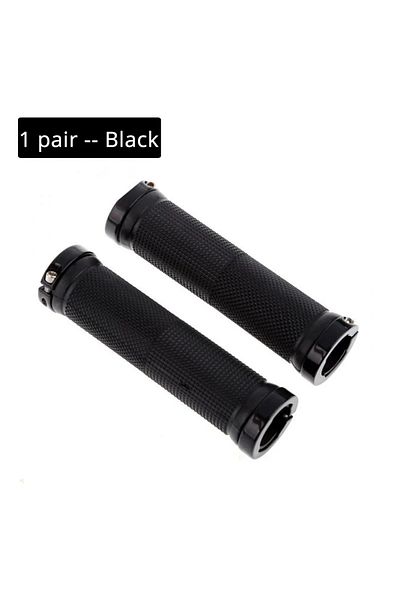 Choice Black Bicycle Handle Bar Grips Road Mountain Bike Rubber Handlebar Grips Mtb Alloy Bilateral Lock No