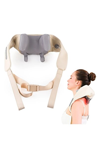 Choice1 White Foreverlily Neck And Shoulder Massager Wireless Neck And Back S...