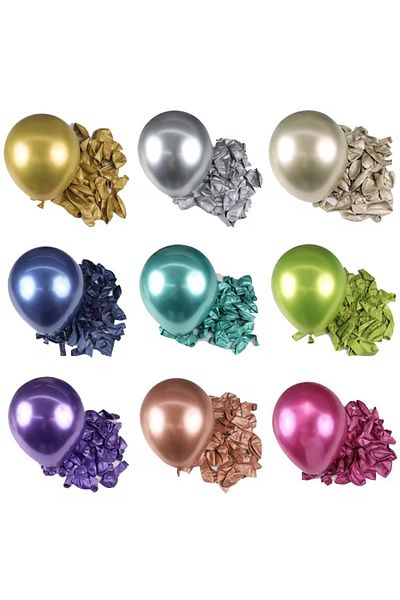 Choice 100pcs Metal Balloons 50/100pcs Metal Balloons Wedding Durable Metal Balloons Theme Birthday Party G