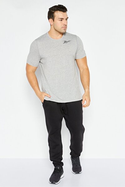 Reebok Men Sportswear Fit Short Sleeve Training T-shirts, Grey