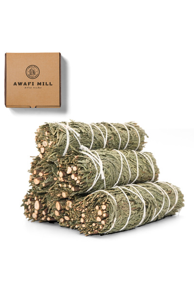 AWAFI MILL عصا لطخة الأرز - عبوة من 3 أعواد