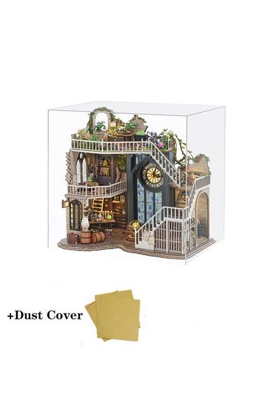 Choice White Diy Doll House Wooden Case Miniature Furniture Dollhouse Toys For Children Birthday Gifts Lv00