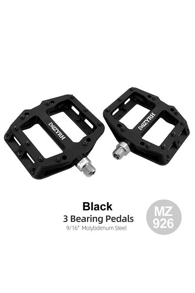 MZYRH Mz926 Black Bicycle Pedal Anti-slip Ultralight Nylon Mtb Mountain Bike Pedal Sealed Bearings P