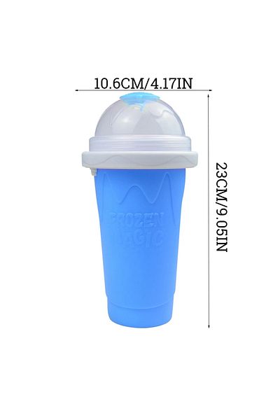 Choice Summer Squeeze Homemade Juice Water Bottle Quick-Frozen Smoothie Sand Cup Pinch Fast Cooling Magi...