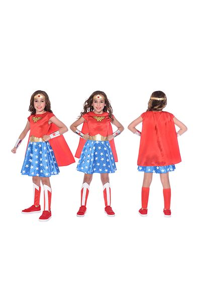 DC Wonder Woman Costume For Girls 3-4 Years Old 104 Cm