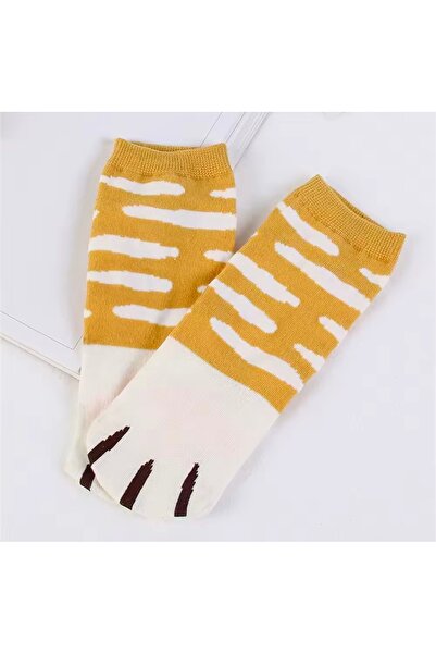 Bestrend Четирикомпонентен комплект дамски чорапи с мотив на котешки лапи