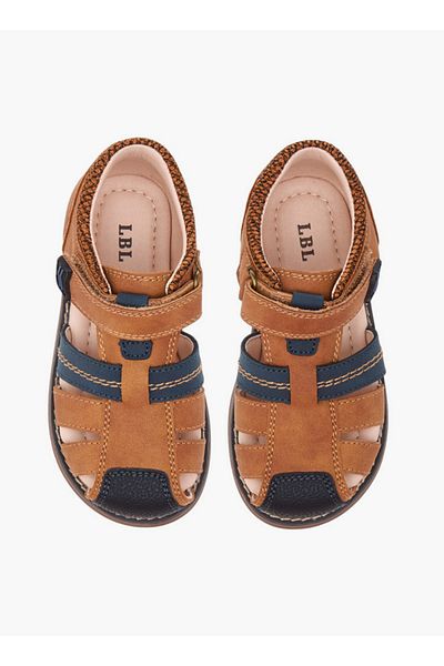 LBL by Shoexpress Strap Sandals with Hook and Loop Closure
