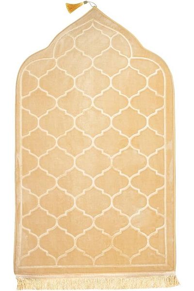 Fabienne Prayer Mat for Ramadan Eid Gift 70x110cm Beige