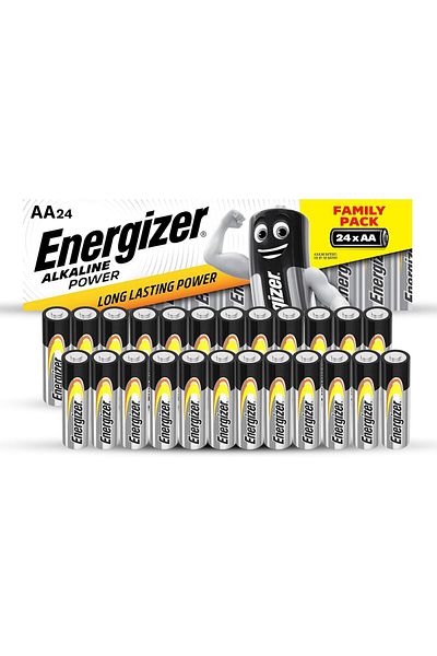 Energizer Power Alkaline AA Pack of 24 batteries