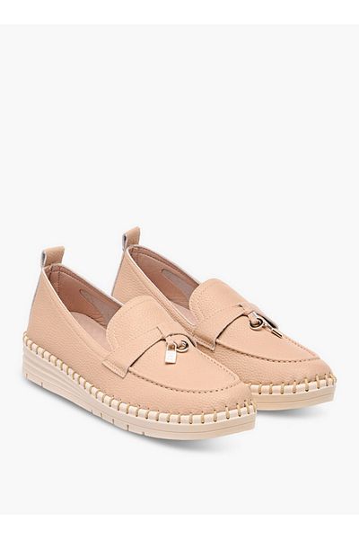 Flora Bella by Shoexpress Textured Slip-On Loafers