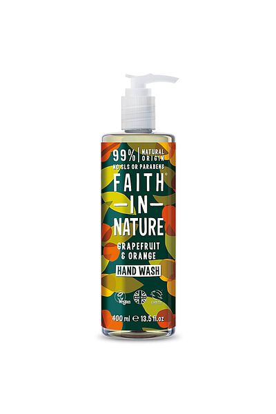 Faith In Nature Natural liquid soap with grapefruit and orange, Faith in Nature, 400 ml