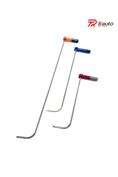 TrAuto PDR Göçük Düzeltme Aleti - 3 Parça Ayarlanabilir Sap - 360 Derece