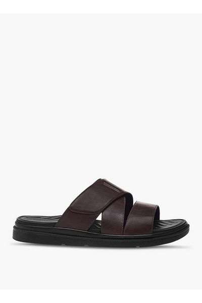 LBL by Shoexpress Cross Strap Slip-On Comfort Sandals