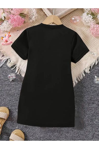 Keywest Girl's Kuromi Printed Mini Dress