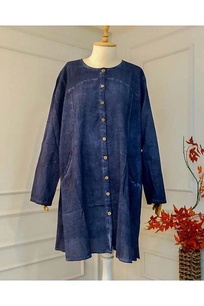 nevmira Mesh Detailed Pocket Tunic
