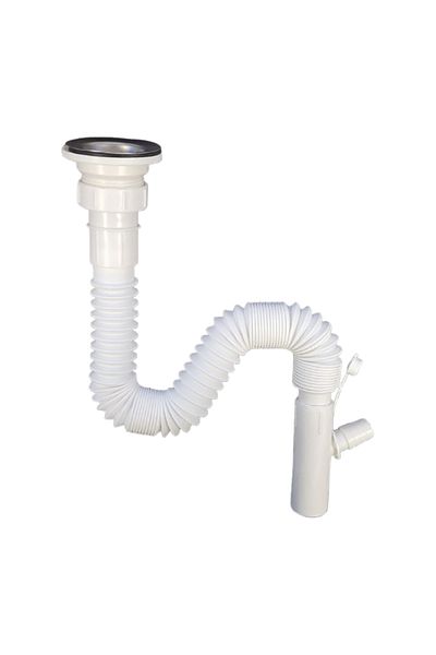 flores Flexible siphon for washing machine, 1"1/2 - 32 mm