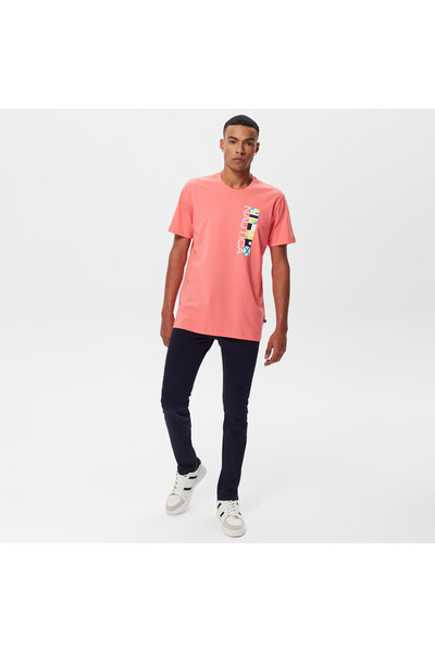 Nautica Erkek Lacivert Slim Fit Modal Karışımlı Pantolon