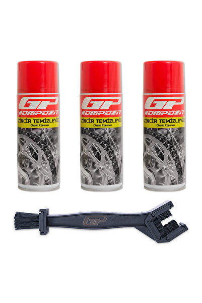 GP KOMPOZİT GP Kompozit BKM04 Motosiklet Bakım Seti (3 X Zincir Temizleyici +...
