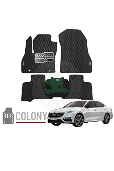 COLONY Skoda Octavia A8 (19+) Hücreli Premium Eva Paspas Seti Tam Set Paspas ...