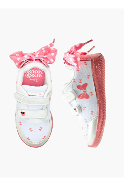 Disney حذاء رياضي بطبعة ميني ماوس مع إغلاق بخطاف وحلقة