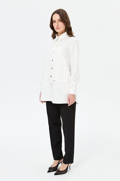 Esswaap Țesătură elastică WearTunica albă
