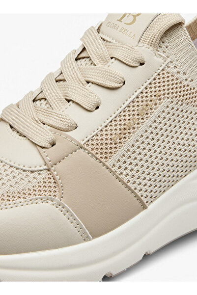 Flora Bella by Shoexpress Panelled Lace-Up Sneakers