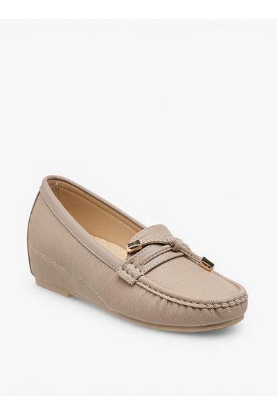 Flora Bella by Shoexpress Textured Slip-On Loafers
