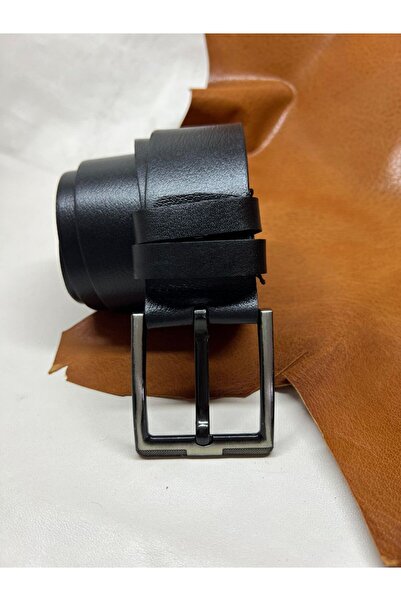 saremod حزام رجالي أسود من جلد الجاموس الأصلي 100% - قوة طبيعية، أناقة حقيقية