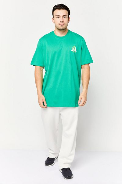 adidas Men Sportswear Fit Short Sleeve Outdoor T Shirt, Green