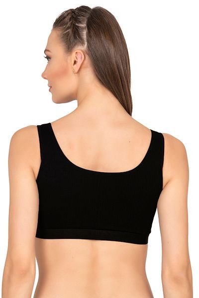 ÖZKAN underwear Дамски сутиен бюстие с дебели презрамки, подвижен и с подплънки, без банели, от вискозен плат Özkan 27408