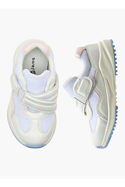 Barefeet Panelled Sneakers with Hook and Loop Closure